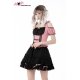 Bustier lolita rose et noir