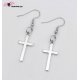 Boucles d'oreilles petites croix simples