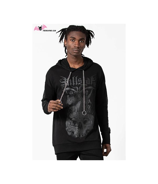 Sweat-shirt noir "Damned" de Killstar