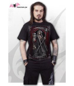 T-shirt Hommes Carte Tarot La Mort 13