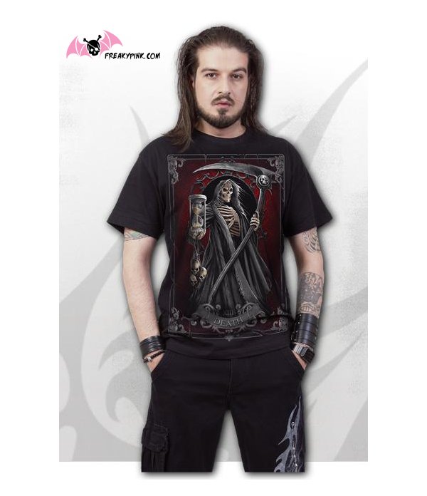 T-shirt Hommes Carte Tarot La Mort 13