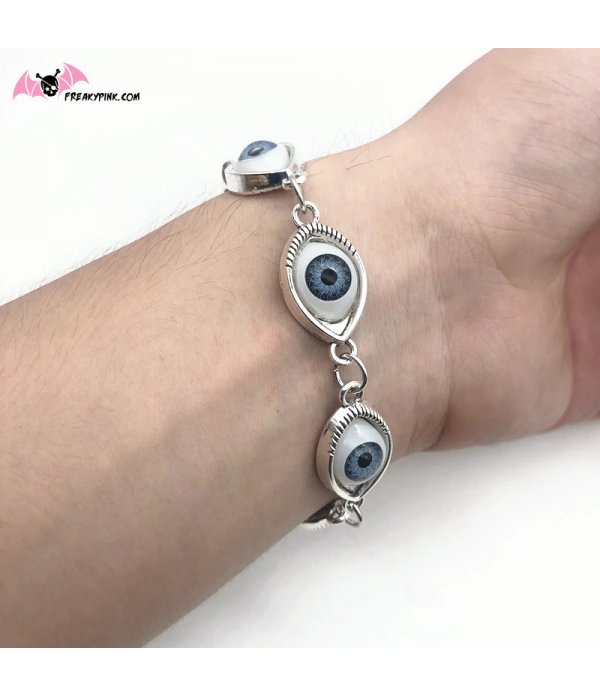 Bracelet yeux bleus