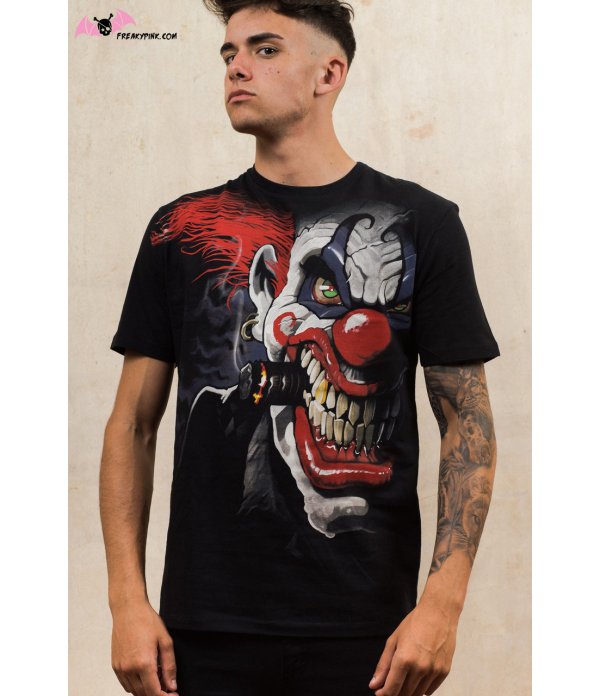 T-shirt clown dark