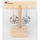 Boucles d'oreilles Baphomet pentagramme