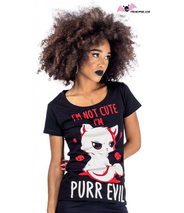 T-shirt Purr Evil