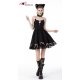 Robe Doll Heart Rose et Noire