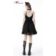 Robe Doll Heart Rose et Noire