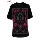 T-shirt Sphinx Goddess chat sphynx rouge et noir