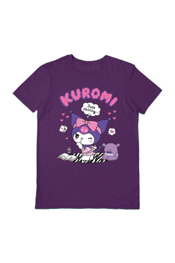 T-shirt Kuromi Just Chilling Unisexe