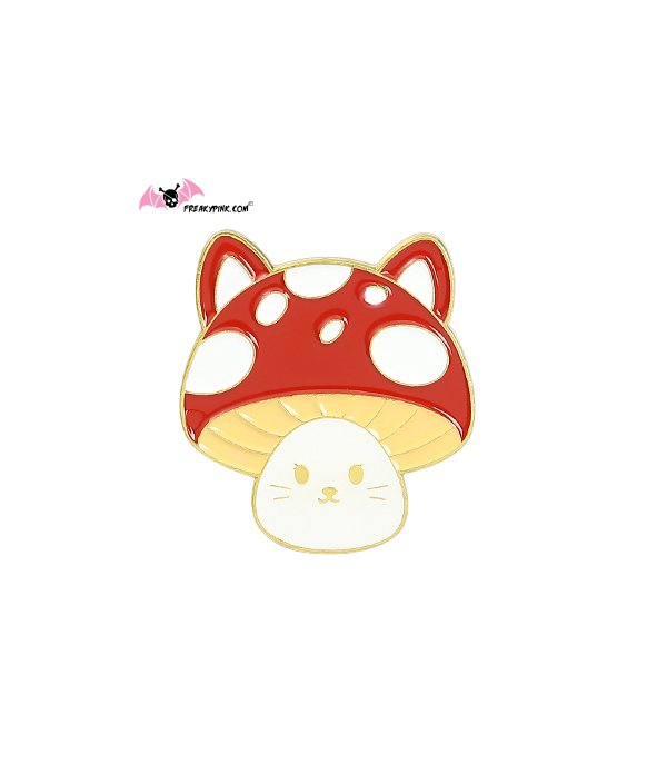 Pins champignon chat rouge