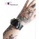 Bracelet kawaii coeur noir