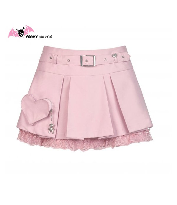 Jupe rose pastel Rebel Heart