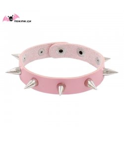 Bracelet à piques rose pastel petit