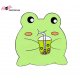 Pins grenouille bubble tea