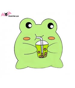 Pins grenouille bubble tea