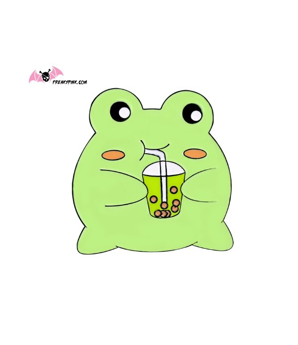 Pins grenouille bubble tea