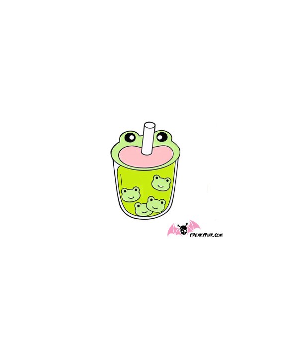 Pins bubble tea grenouilles