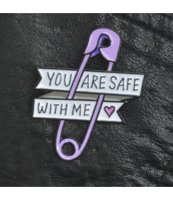 Pins You are safe with me violet