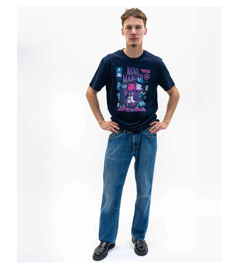 Nekomancer Unisex T-shirt - Freaky Pink