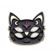 Pins chat noir magique 4 yeux