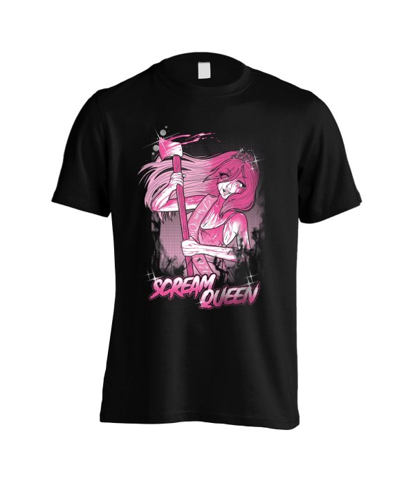T-shirt Pinku Kult Scream Queen