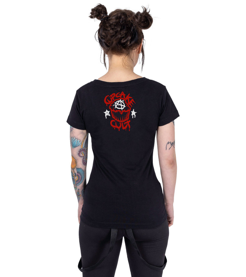 Alice Wonderland Red T-shirt logo