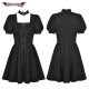 Robe Gothique Lolita Noire Avec Laçage