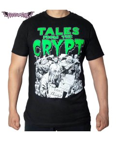 T-shirt Tales From The Crypt Vert et Noir