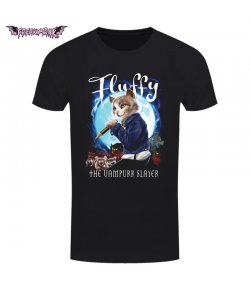T-shirt Fluffy The Vampurr Slayer Horror Cats