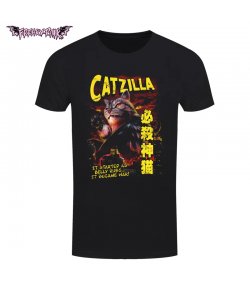 T-shirt Horror Catzilla