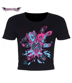 Crop Top Peluche 2 Têtes
